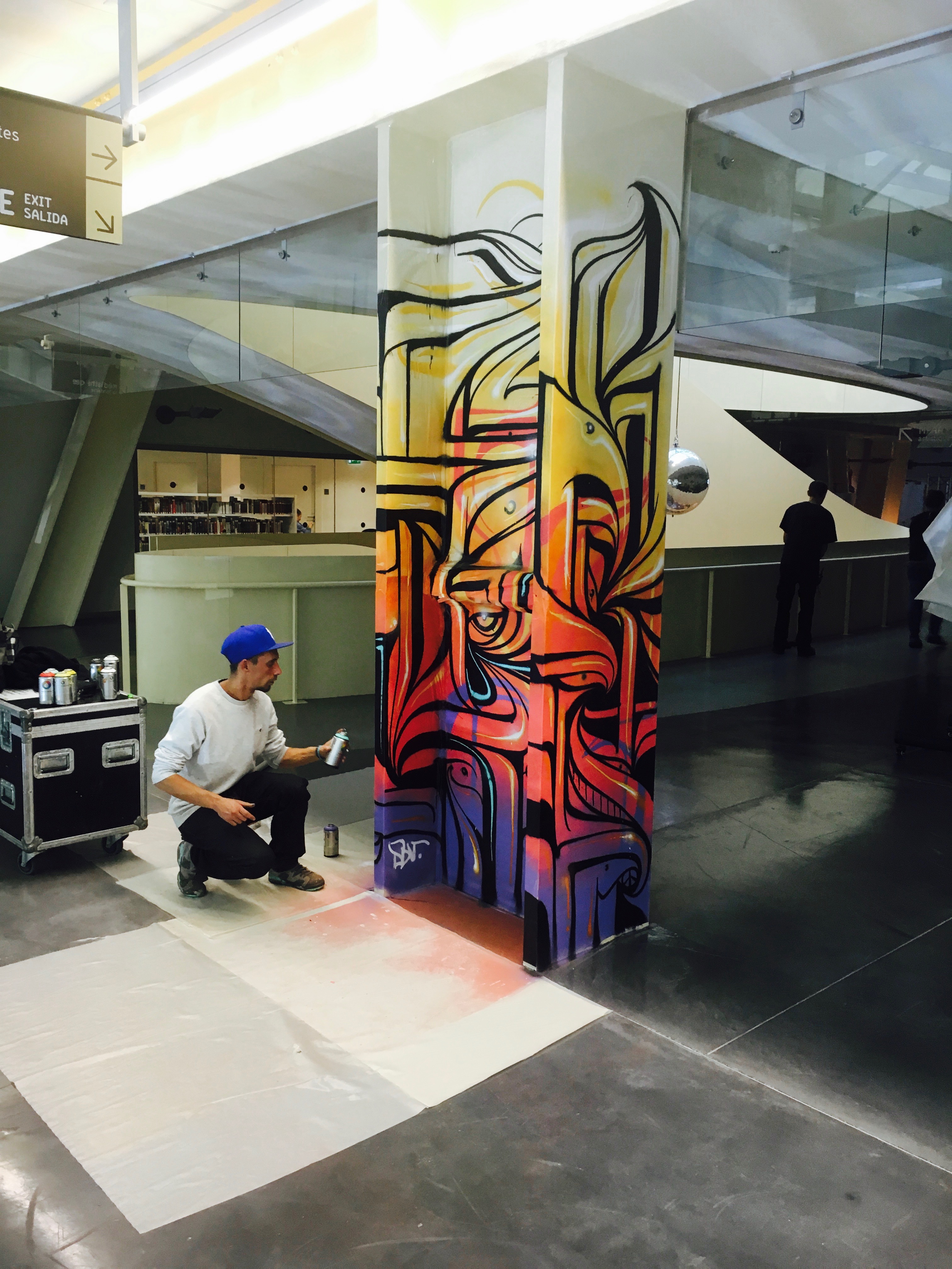 Fresque par Astro - La Place Hip Hop - 2019