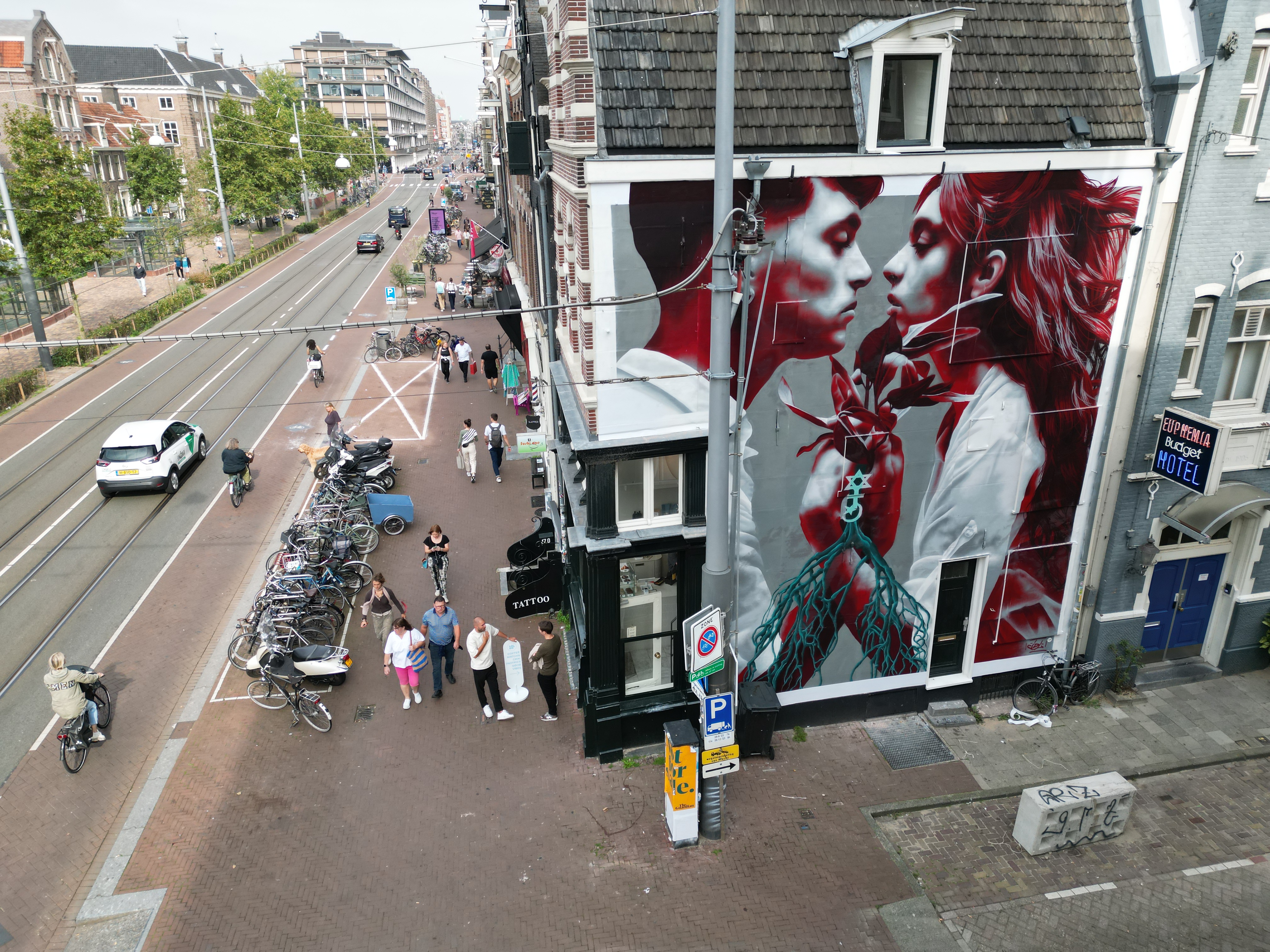 Fresque par JDL - Amsterdam - 2023