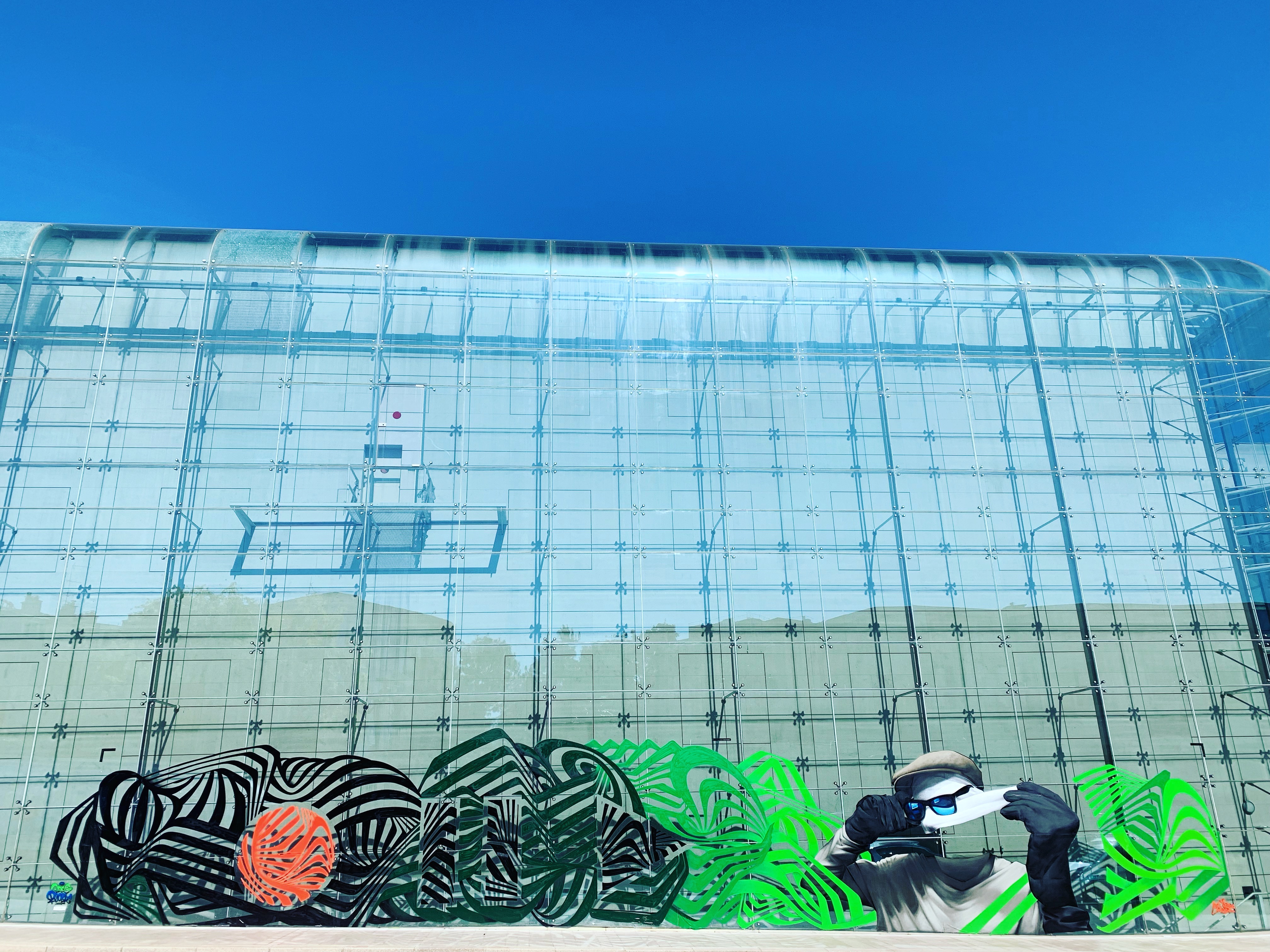 Fresque par Rooble - Odeg - Graffic Art Festival - Médiathèque de Puteaux - 2019